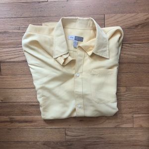 ⬇️25 Joe: Joseph Abboud Yellow Short Sleeve Shirt